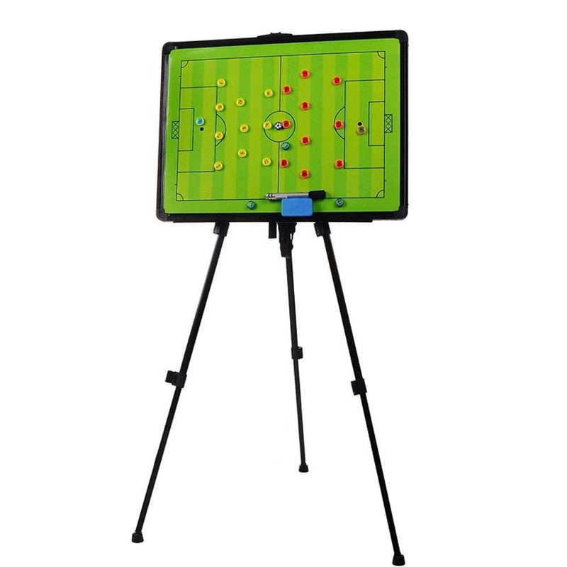 Haploon Soccer Coaching Board, Big Tri-pod Football Tactic Board, Strategy Game Plan White Board Clipboard, Huge Size Training Equipment with Tripod Stand and Carrying Bag - Image 1